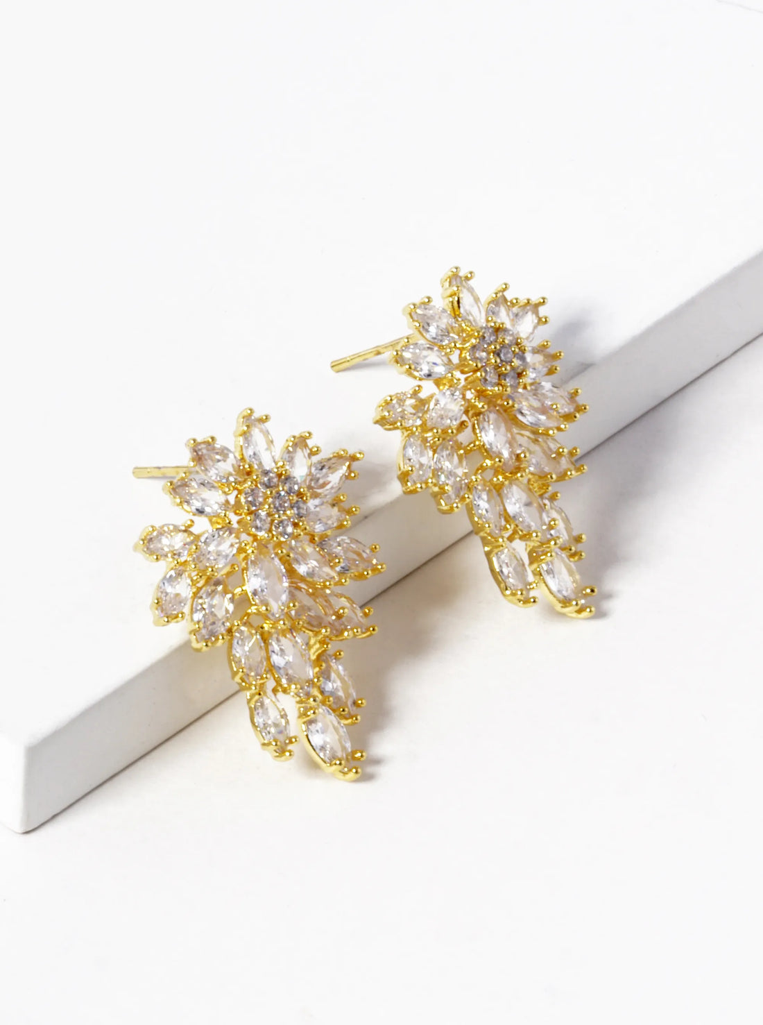 Gold Cubic Zirconia Fashion Jewelry