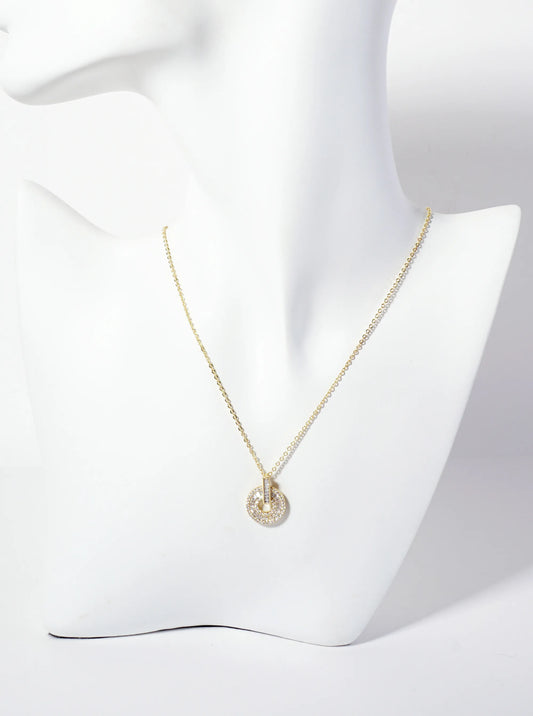 18K Gold Plated Infinity Pendant Necklace