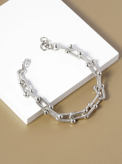 18K Gold Plated Chain Link Bracelet