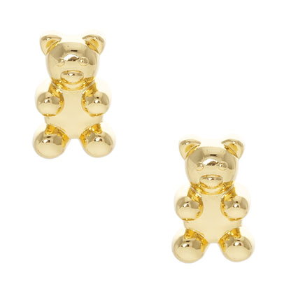 18K Gold Plated Gummy Bear Earrings