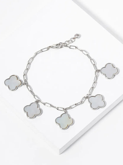 Multi Four Leaf Clover Bracelet