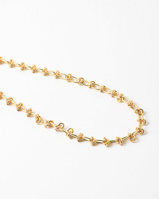 Gold Plated Love Knot Chain
