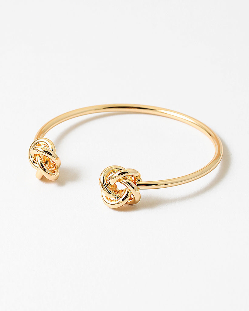 Gold Plated Love Knot Bracelet